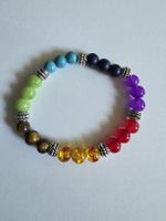 Chakra Edelstein Armband – Yoga Regenbogen Perlenarmband