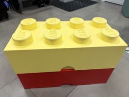 LEGO Aufbewahrungsbox gelb/rot guter Zustand