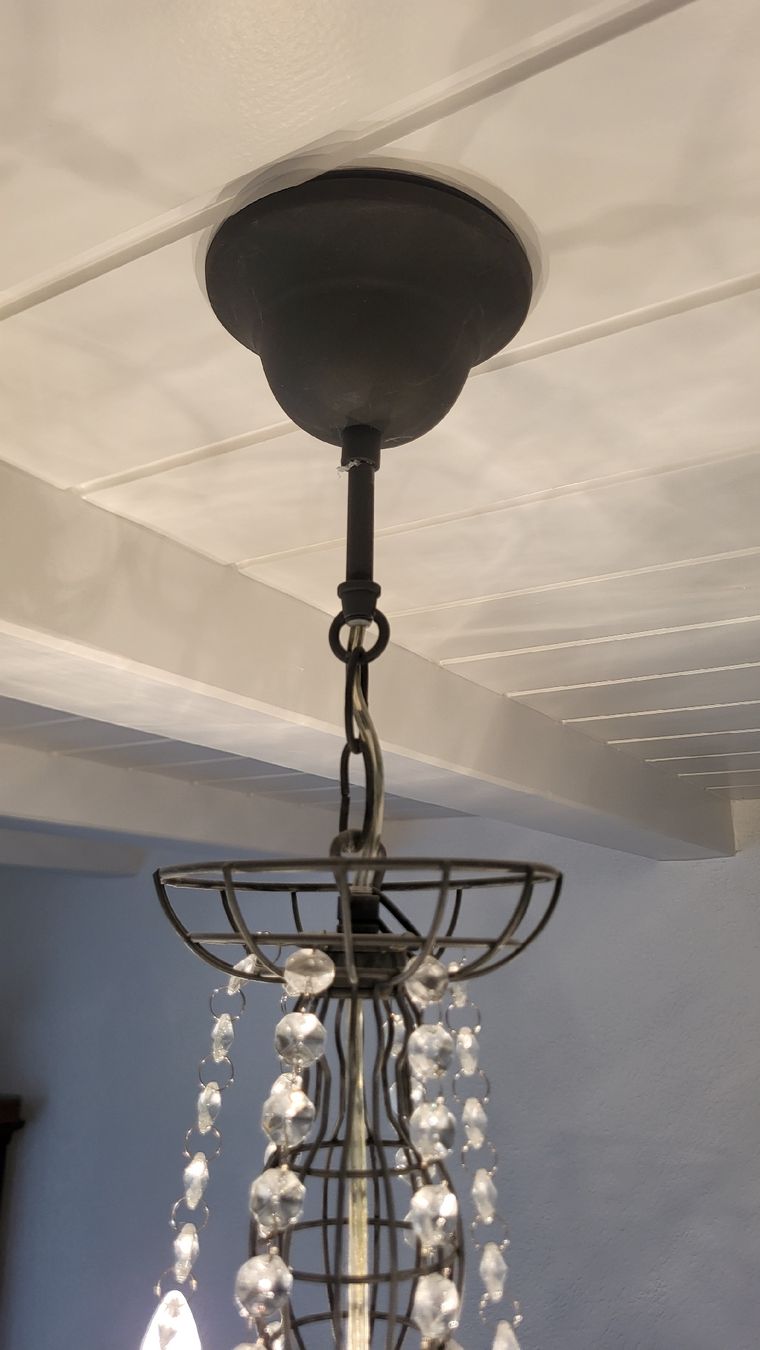 Lampadari & plafoniere: Kronleuchter mit Glasbehang – Usato da Grenchen venduto da Scholli99 5