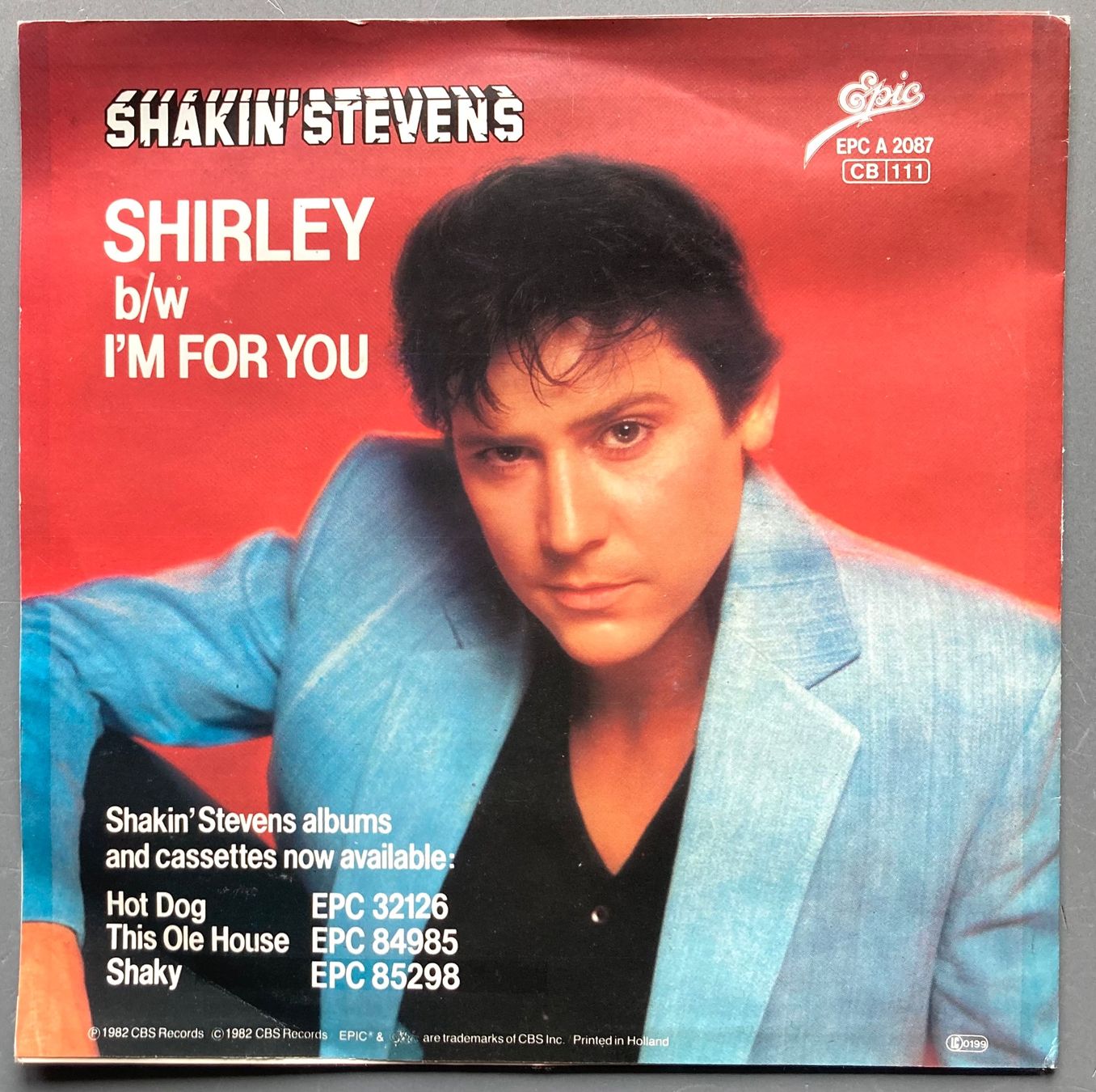 Dischi in vinile: SHAKIN' STEVENS - SHIRLEY – Usato da Poliez-Pittet venduto da Newtown-Records 1