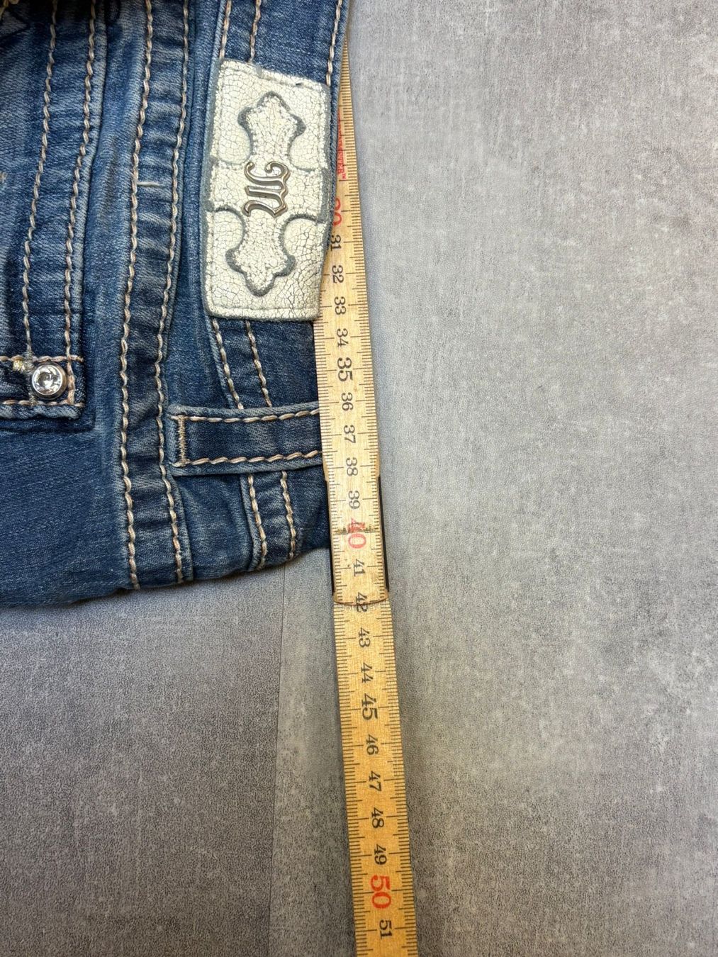 Jeans: Miss Me Bootcut Jeans - Grösse M/30 – Usato da Werdenberg venduto da hase.vintage 7