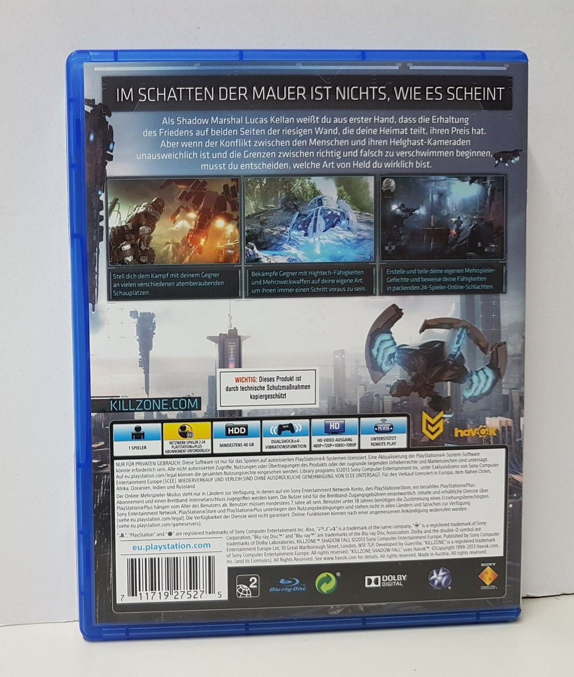 Sony Giochi: Killzone Shadow Fall  im schatten der Mauer ist nichts  PS 4 – Usato da Schüpfheim venduto da Games_Spielkonsolen 2