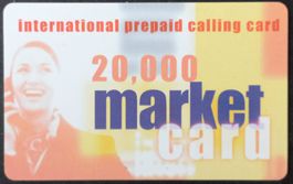 Taxcard Phonecard - market card - I