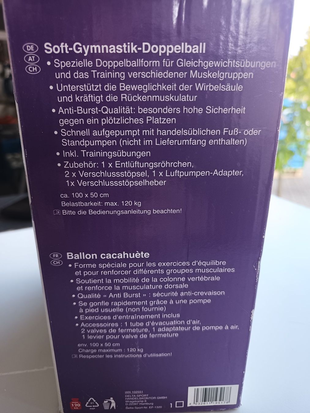 Bälle: Crivit Gymnastikball – Neu und originalverpackt aus Oberegg von A-Z.Handel.Loehrer 4