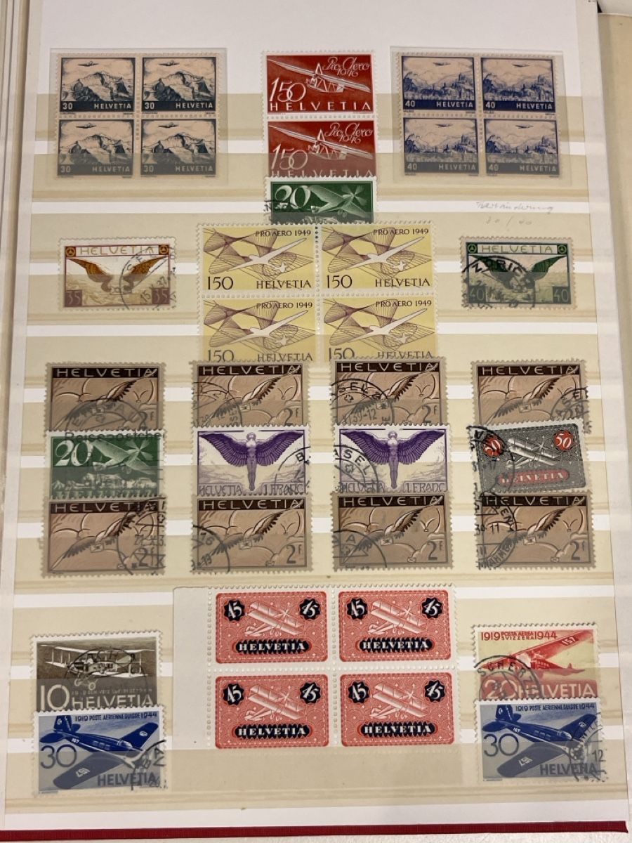 Tutti i francobolli: Grosse hochwertige CH - Flugpost Briefmarken Sammlung TOP++ – Usato da Dettighofen venduto da Moshop 5