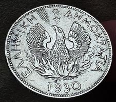 GRIECHENLAND 5 DRACME 1930