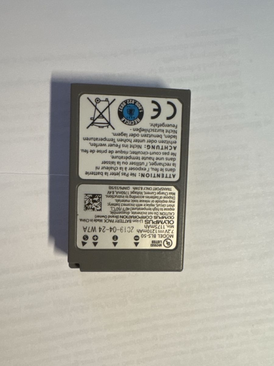 Olympus Accus: Olympus Li-ion Batterie BLS-50 – D'occasion à Kriens par lau_2zhq 1