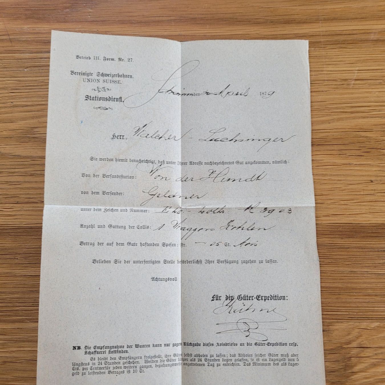 Tutti i francobolli: Brief Mit Sitzende Helvetia Schannis 1879 – Usato da Biel/Bienne venduto da Destockweb