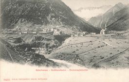 Göschenen Gotthardbahn Dammagletscher