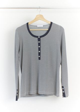 Longhin Top, gestreift, Größe L / XL, WIE NEU
