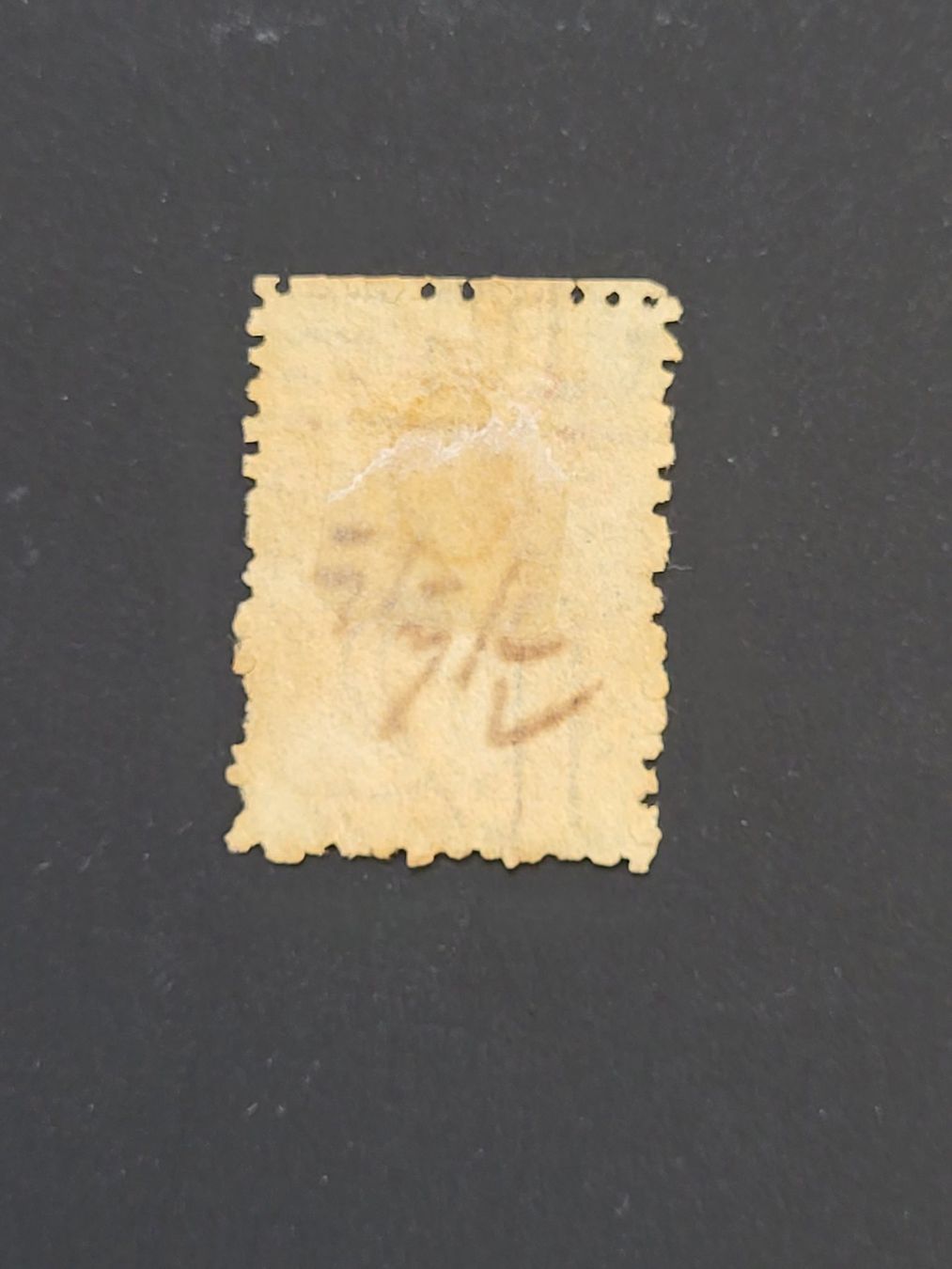 Tous les timbres: 1864-70, Tasmanien  -  One Shilling – D'occasion à stäfa par brandy66 1