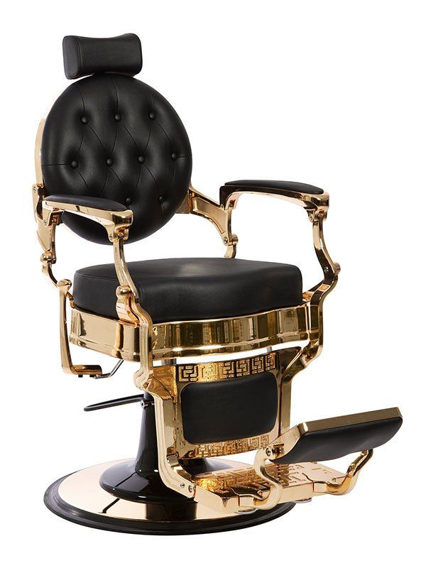 Sedie: Barberstuhl RODEO gold – Nuovo (secondo la descrizione) da Siebnen venduto da coiffeureinrichtung
