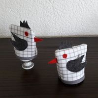Set à 2 Eierwärmer; Huhn; Handarbeit, neu