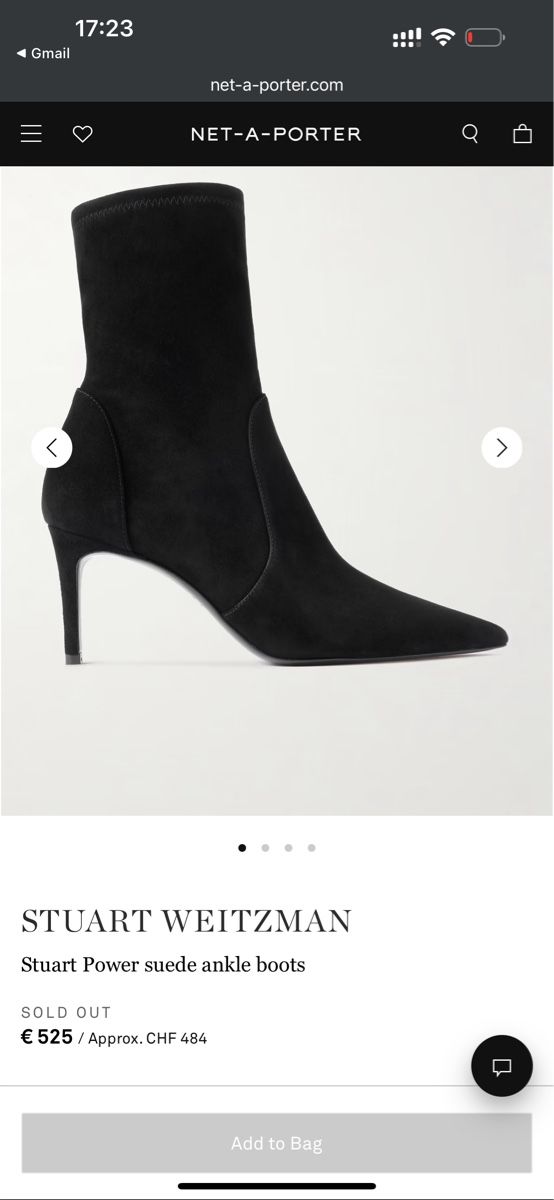 Stuart Weitzman Scarpe da donna: Stuart Weitzman - Stuart Power suede ankle boots - NEW – Nuovo e nell'imballaggio originale da Zürich venduto da laurric 9
