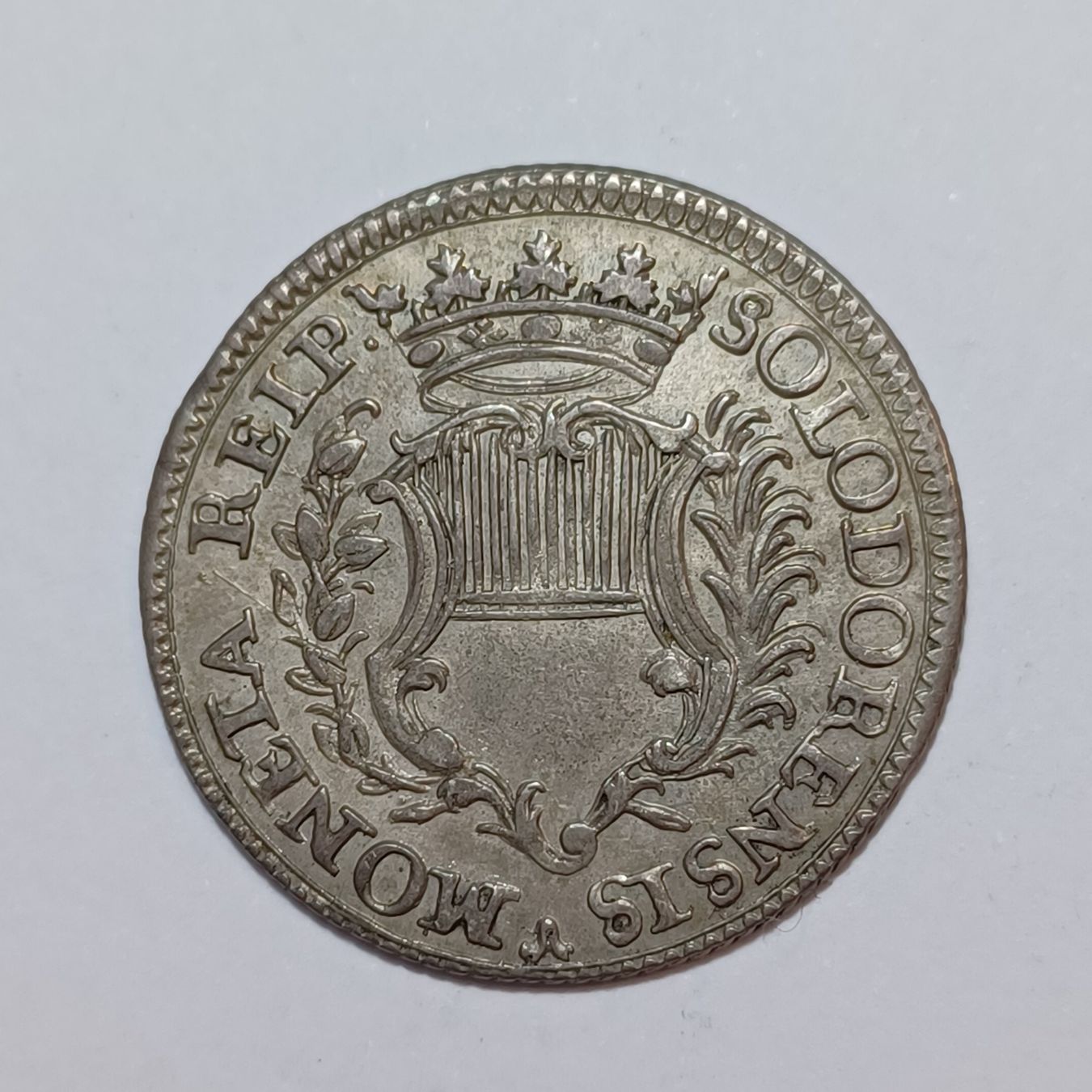 Tutti le monete: 20 Kreuzer 1760 Solothurn – Usato da Pfäffikon ZH venduto da Schweizer_Muenzen