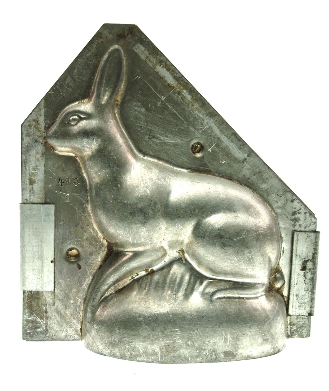 Teglie da forno: Schokoladengiessform sitzender Hase 493-1 – Usato da Schmitten FR venduto da fliessigs_Biendli