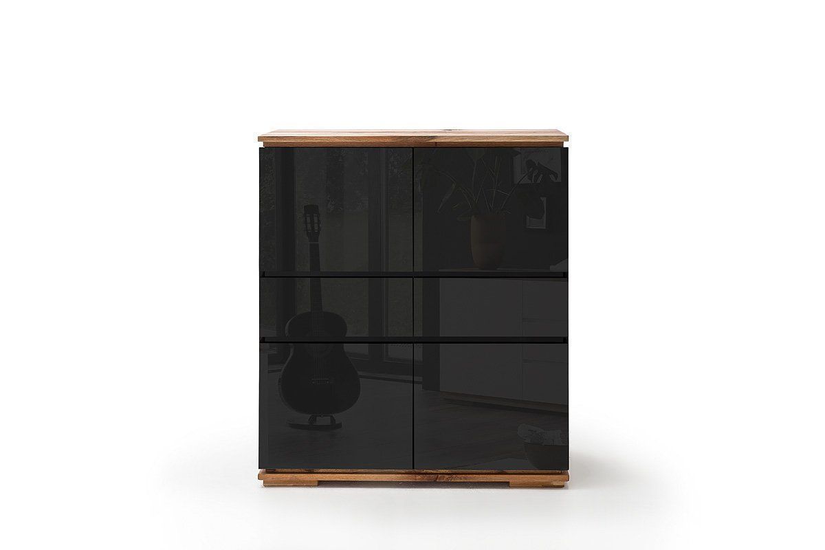 Schränke: Highboard Kommode CHIARO Asteiche schwarz Hochglanz – Neu und originalverpackt aus Unterentfelden von moebelrufli 4