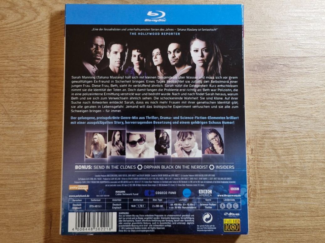 Tutti i DVDs: Orphan Black - Staffel 1  Bluray – Usato da Pfungen venduto da Whitie 1