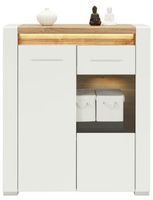 Sideboard weiss Holzoptik mit Beleuchtung wie neu