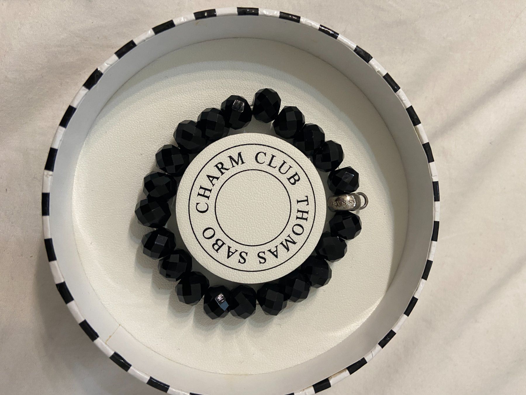 Thomas Sabo Bracciali & Braccialetti: Bracelet Thomas Sabo, perles noires – Nuovo (secondo la descrizione) da Plan les Ouates venduto da didi911 1