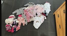 Grosses Babykleider Paket Mädchen Grösse 50-68 Herbst