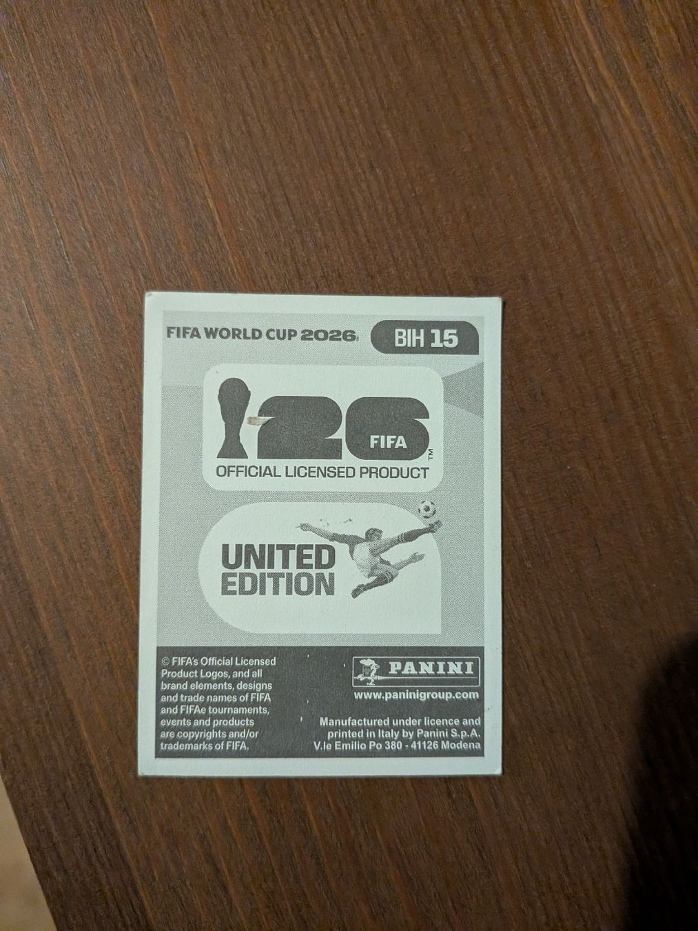 Panini Carte collezionabili: Panini Bild BIH 15 – Usato da Eschenbach SG venduto da SanFranciscoCalifornia 1