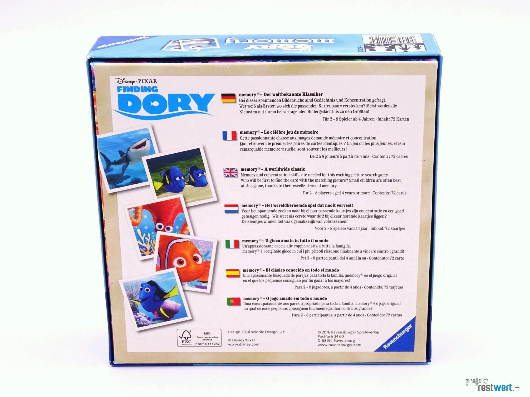 Ravensburger Spiele: Findet Dory Memory von RAVENSBURGER – Gebraucht aus Bülach von restwert_buelach 4