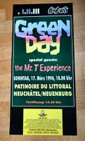 Original Konzert Plakat GREEN DAY Neuchatel / Neuenburg 1996