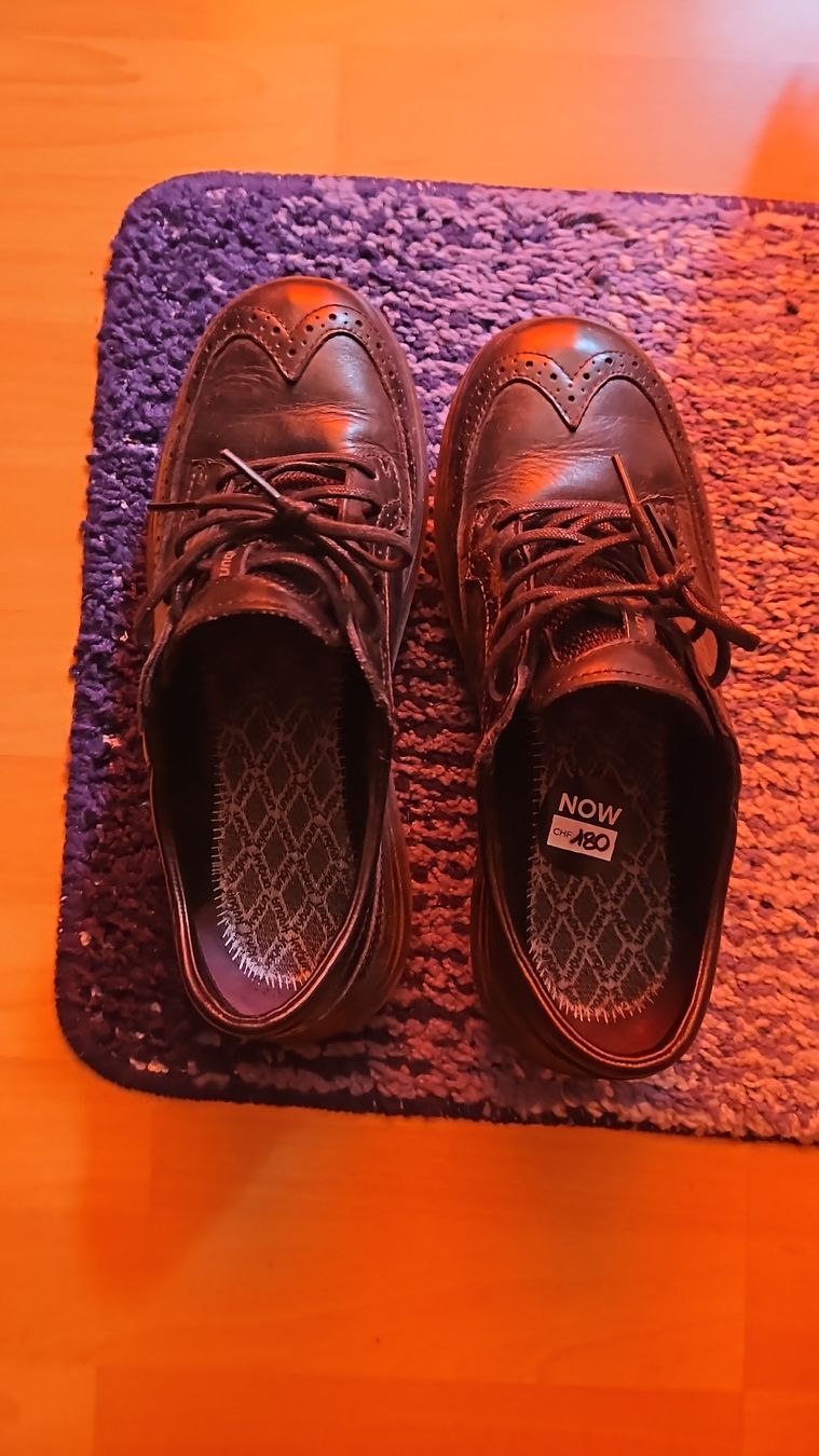 Kybun Scarpe da uomo: Kybun Schuhe Leder Schwarz – Nuovo e nell'imballaggio originale da Berneck venduto da mau_6z9r