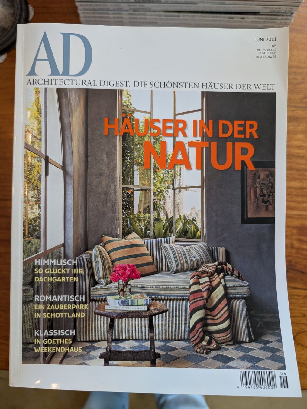 Zeitschriften & Magazine: AD ARCHITECTURAL DIGEST Magazin Konvolut – Gebraucht aus Zürich von McFlurry49 1