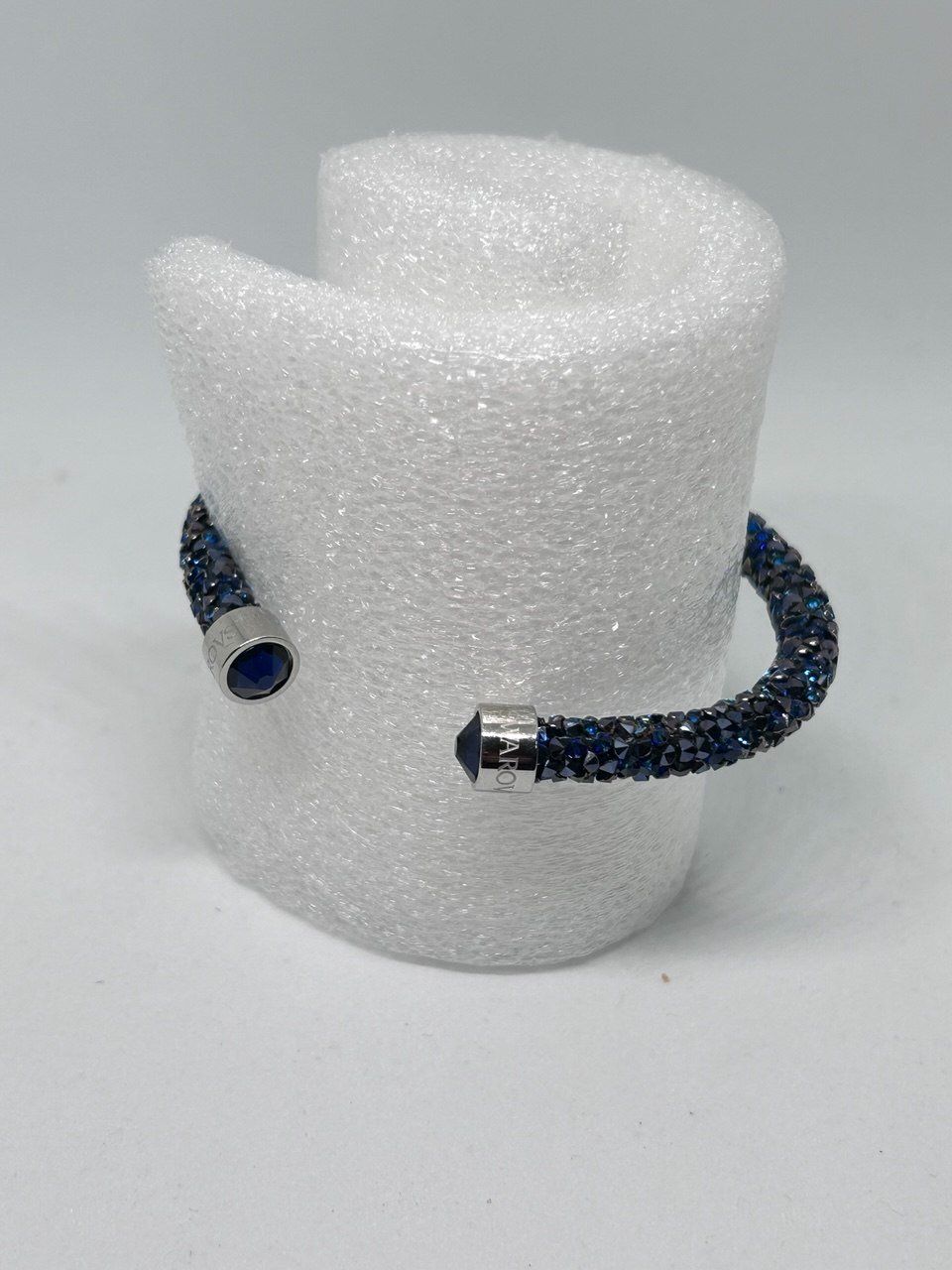 Swarovski Bracciali & Braccialetti: Bracciale rigido SWAROVSKI Crystaldust blu originale – Usato da Giubiasco venduto da LorisVale 3