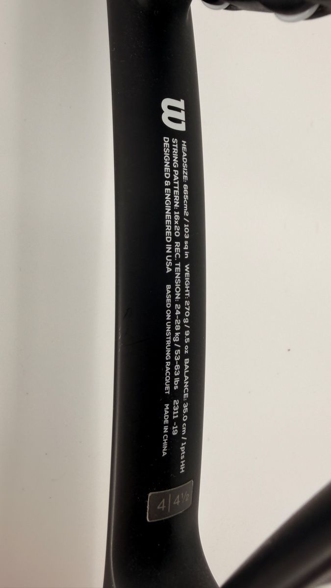 Wilson Racchette: Wilson Federer Control 103 Tennisracket – Usato da Rotkreuz venduto da perlengott 3