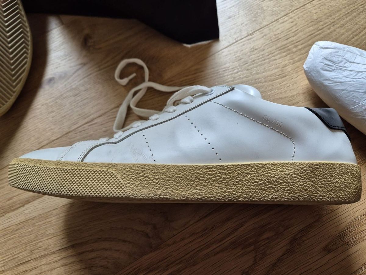Saint Laurent Scarpe da uomo: Saint Laurent Leather Sneakers Size 42 – Usato da Kilchberg ZH venduto da deedee3 1