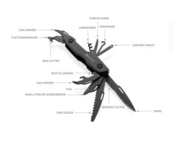 Coltelli tascabile: Gear X Multifunktions-Messer – Nuovo e nell'imballaggio originale da lyssach venduto da fisch40 3