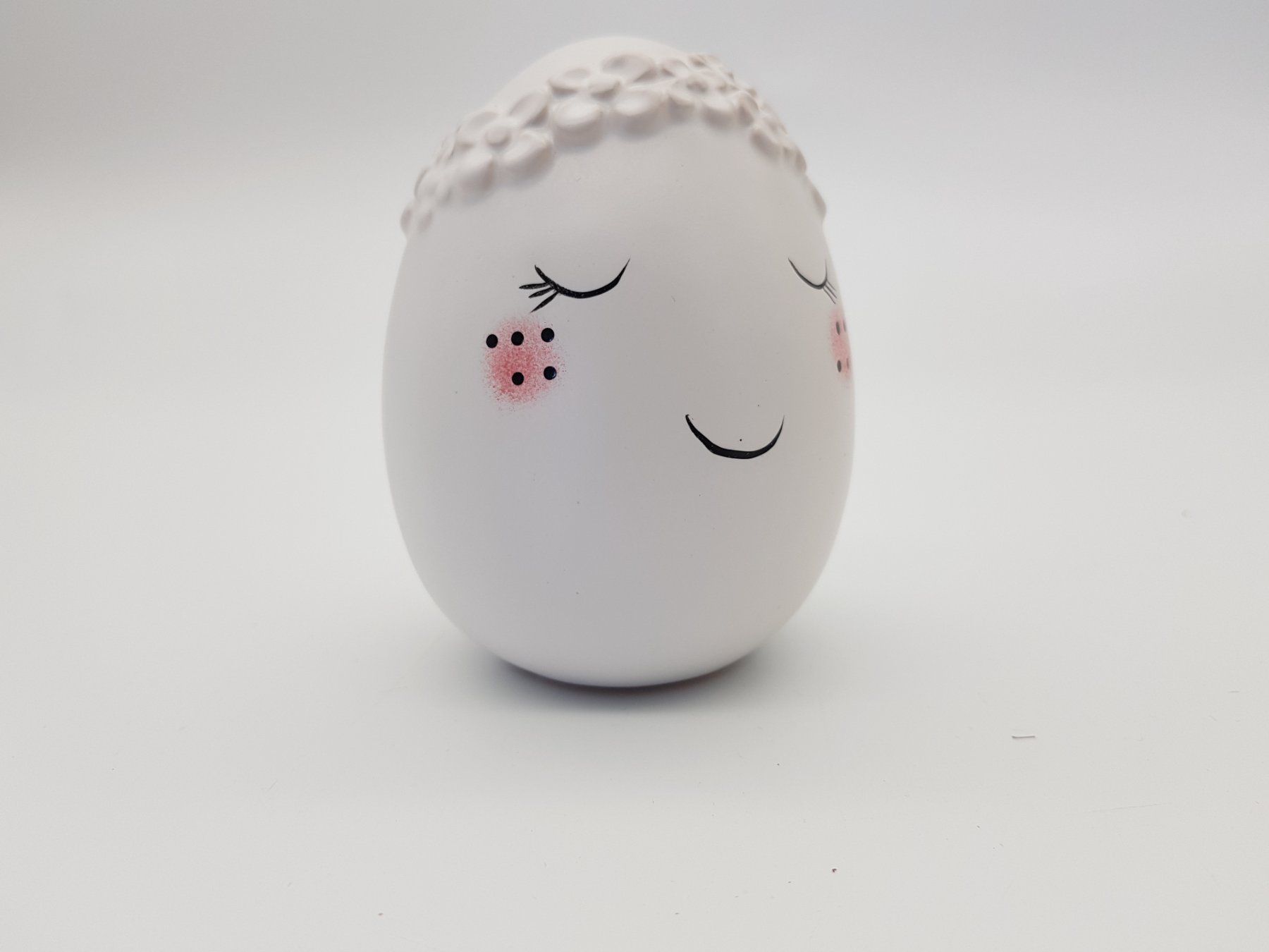 Tutte le decorazioni: Pesaro Ei Gesicht Weiss Keramik – Nuovo e nell'imballaggio originale da Brugg AG venduto da swiss.sales.force