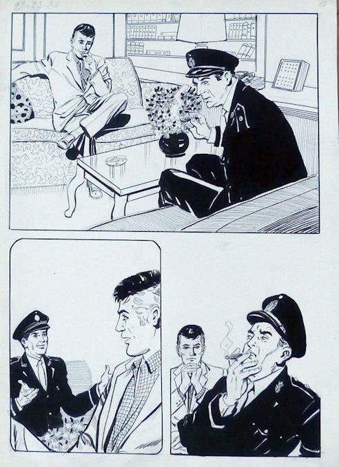 Dipinti: Original Comiczeichnung Flash Espionnage – Usato da Dietikon venduto da immortal-stars