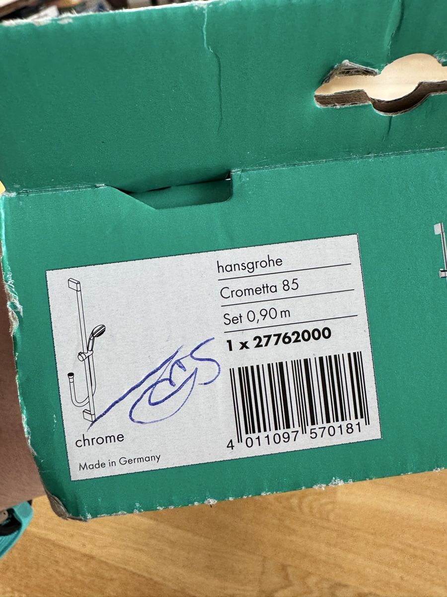Hansgrohe Altro per il bagno: Hansgrohe neu: Duschbrause  originalverpackt Crometta   90cm – Nuovo e nell'imballaggio originale da Staufen venduto da MARINTSUM 4