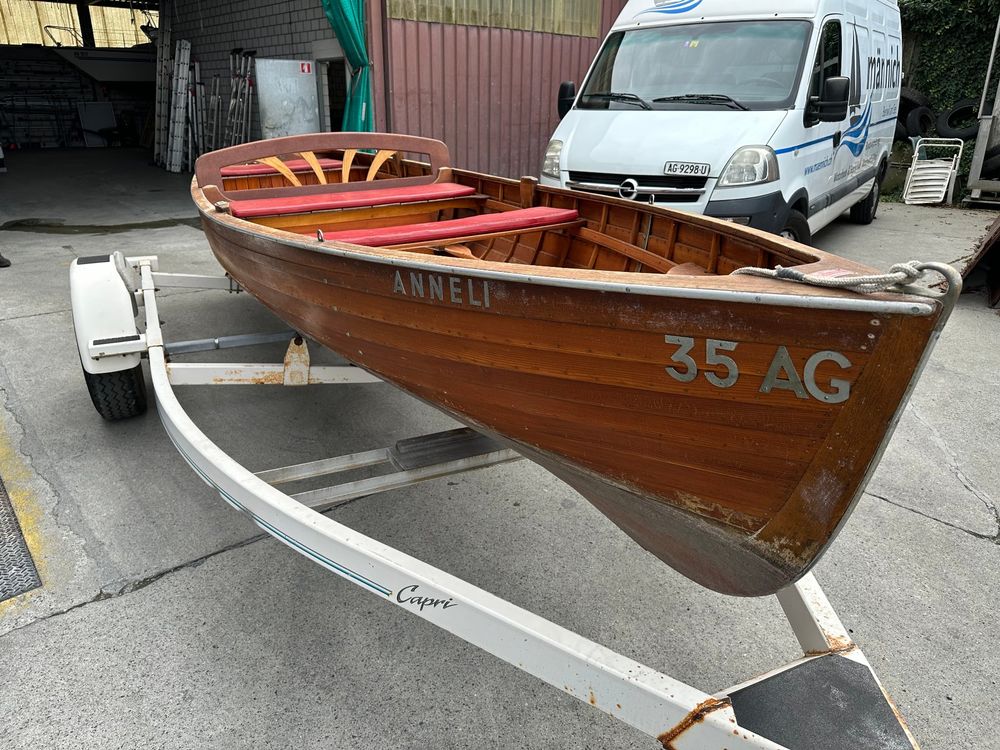 Ruderboot - Holzboot Nussbaumer (Gebraucht) in Beinwil am See für CHF ...