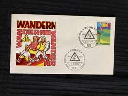 BRD 1974 illustrierter FDC Wandern DJH SStpl Bonn