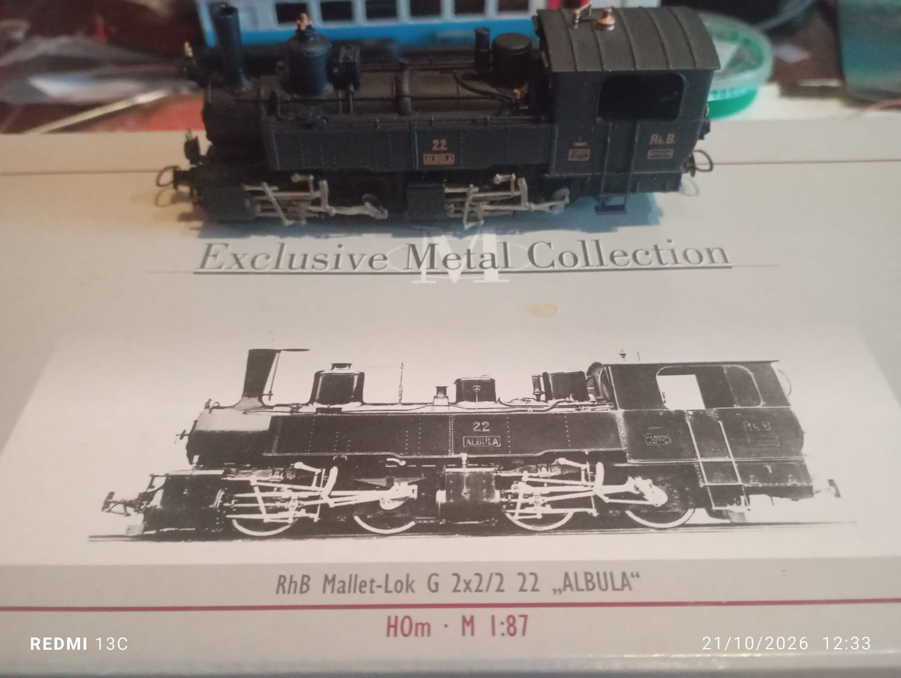 Bemo Modellini di ferrovie: Bemo Rhb Mallet 22 – Usato da Torgon venduto da MOB9519