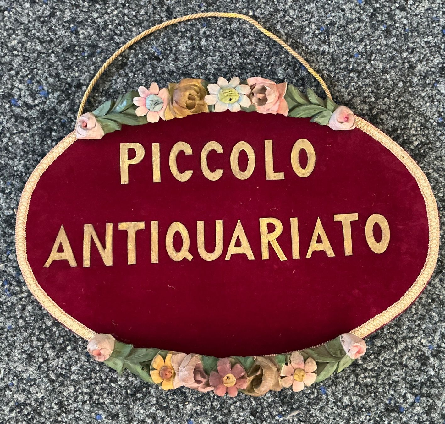 Tutte le decorazioni: Antik-Schild "Piccolo Antiquariato" Vintage – Usato da Naters venduto da seidengut 2