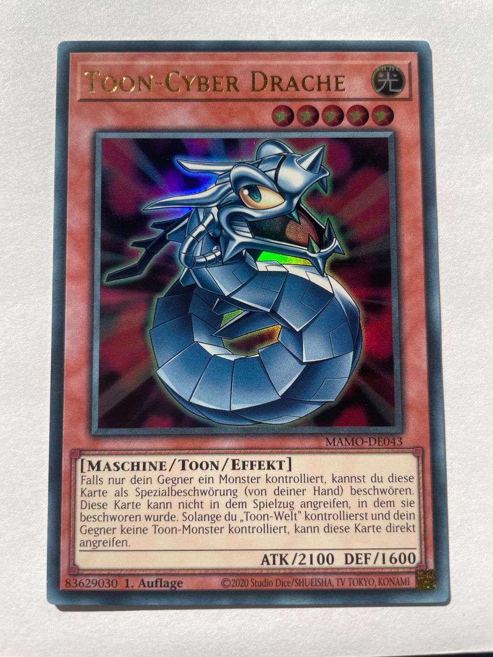 Yugioh Carte collezionabili: YuGiOh Toon Cyber Drache – Nuovo (secondo la descrizione) da Altstätten SG venduto da ChangeMaker