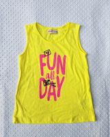 Sommerliches Top, Gr. 116, Gelb FUN all DAY!, NEU!