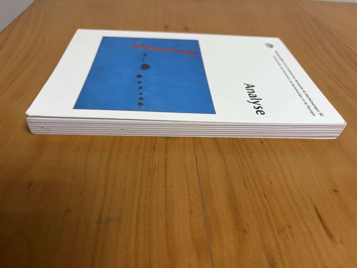 Libri: Livre de Maths d’analyse CRM 30 – Usato da Fribourg venduto da jer_p6kc 3