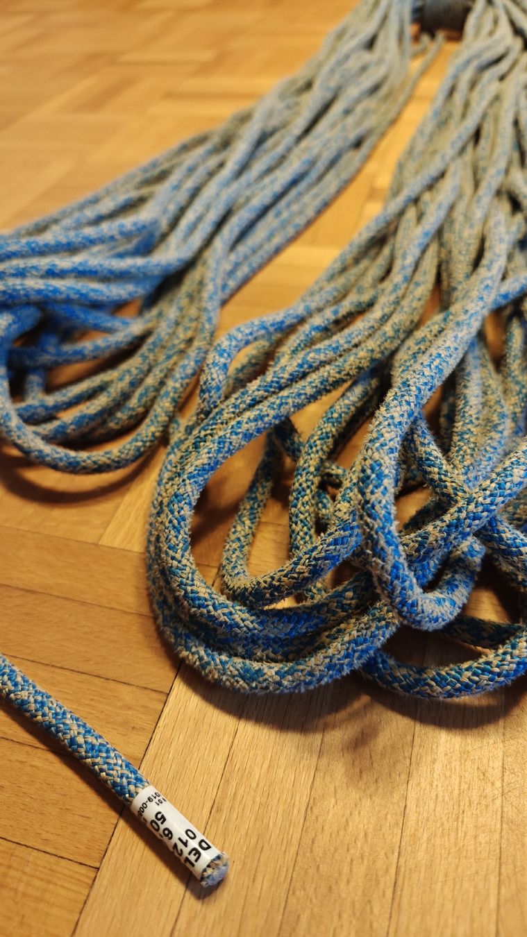 Edelrid Attrezzatura da arrampicata: Edelrid Rapline Tagline 6mm 50m – Usato da Wattwil venduto da Fair2nd 1