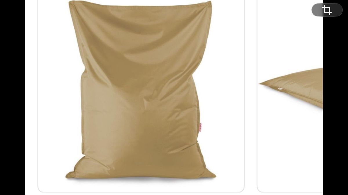 Kissen: Sitzsack hülle XXL Neuwertig beige – Neu (gemäss Beschreibung) aus Bever von dvojca