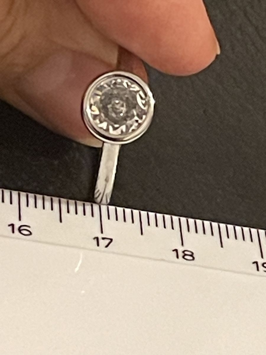 Anelli: Bague  pierre zirconium rond  58 neuve  – Nuovo (secondo la descrizione) da Kloten venduto da Vermicelles 1