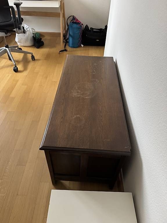 Panchine: Solid Wood Storage Bench  Vintage Style – Usato da Basel venduto da cle_f872 1