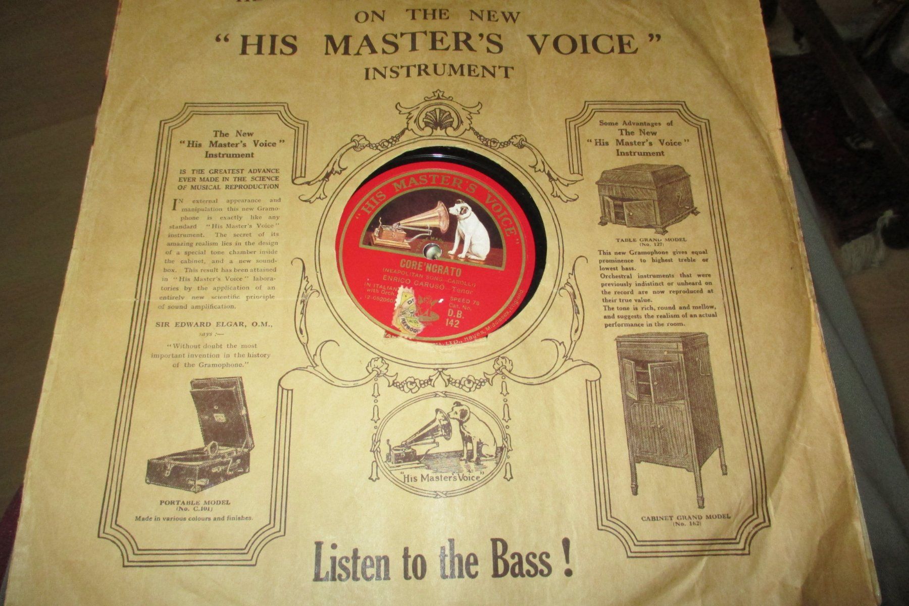 Dischi in vinile: ENRICO CARUSO – Usato da Zürich venduto da burgi9 3
