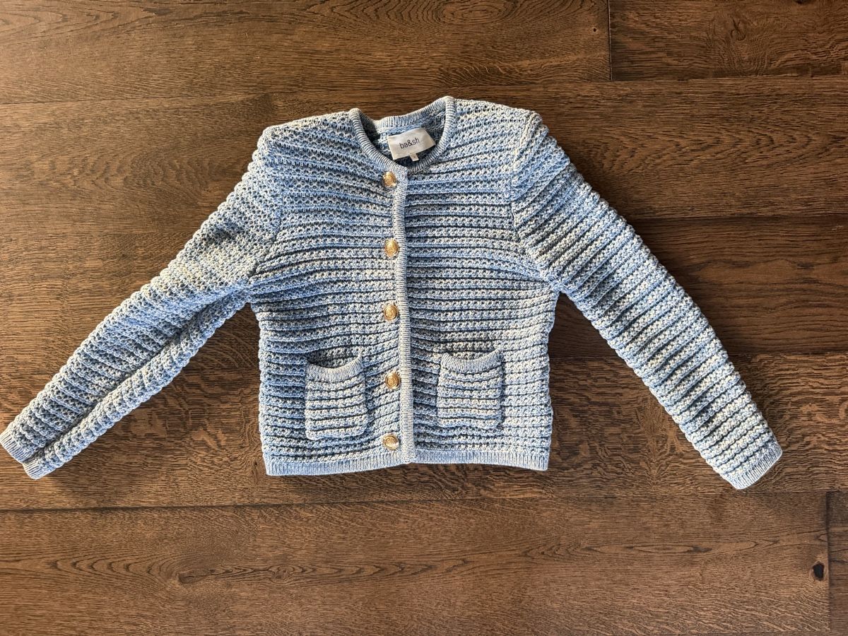 Pulls & Sweat-shirts: Strickjacke ba&sh hellblau grob gestrickt Grösse 0 – D'occasion à Münsingen par cwiedmer 1